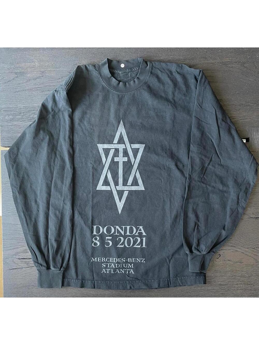 Kanye West DONDA Album Release Merch Long Sleeve T - Small